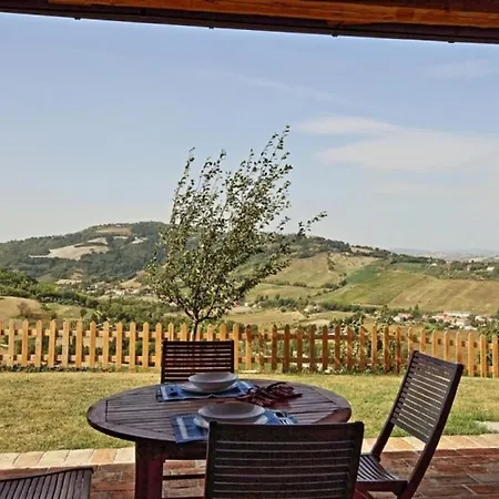 Picchio - Charming With Stunning Hill View At Casolare Il Montale Montelabbate Apartmán Ripe